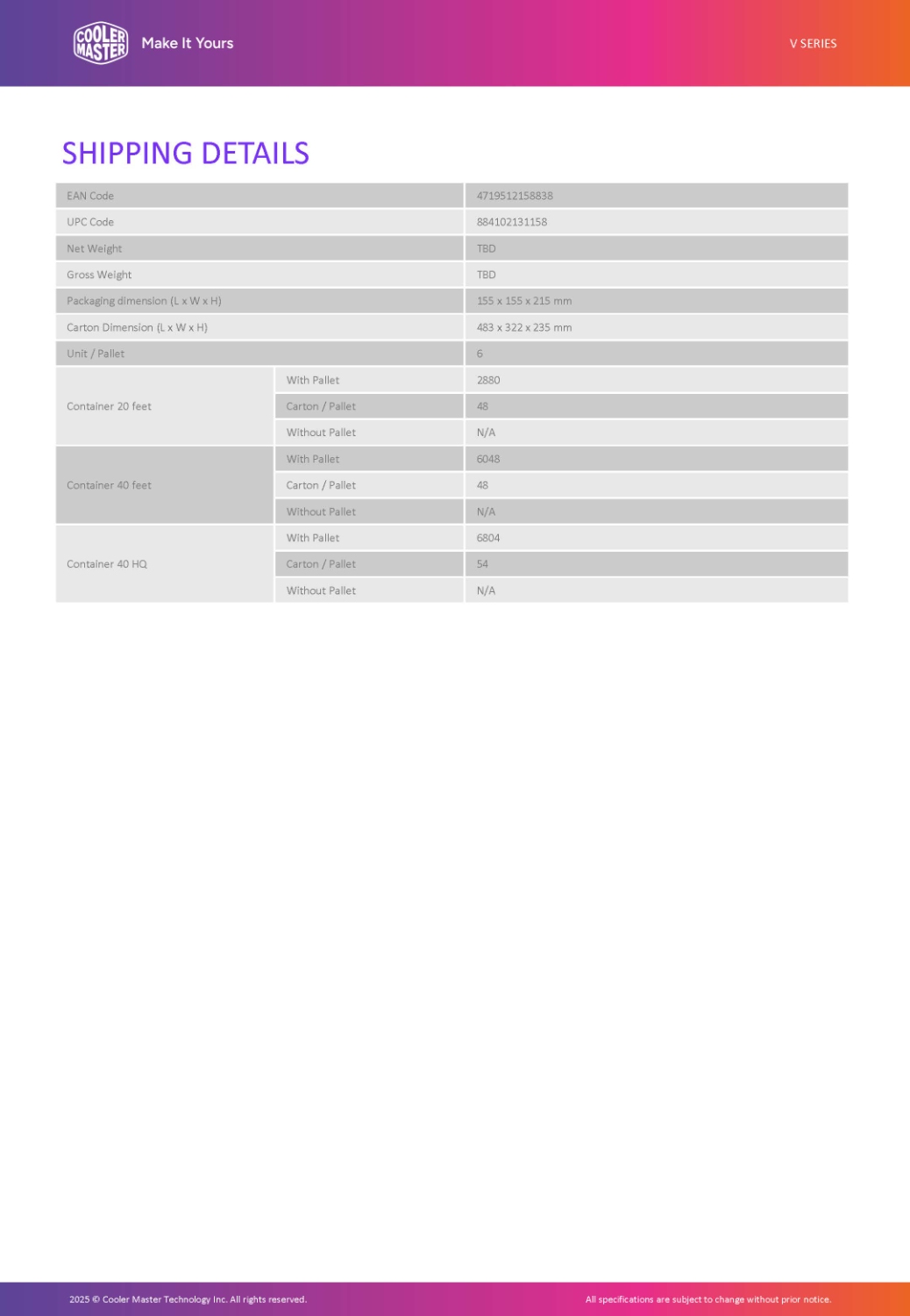 V4 Alpha 3DHP Black Product Sheet 0619 Page 2